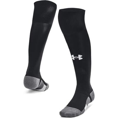 Under Armour UA Magnetico 1pk OTC High Socks Black/Pitch Gray/White Size: MD Under Armour UA Magnetico 1pk OTC High Socks Black/Pitch Gray/White Size: MD