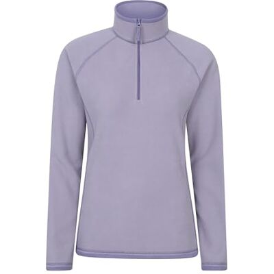 Mountain Warehouse Montana Womens Fleece Jumper Durable & Lightweight Anti-Pill Ladies Half-Zip Top with Soft Microfleece for Warmth & Comfort, For Winter Layering Mountain Warehouse Montana Womens Fleece Jumper Durable & Lightweight Anti-Pill Ladies Half-Zip Top with Soft Microfleece for Warmth & Comfort, For Winter Layering