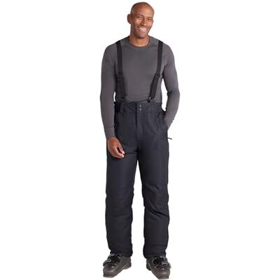 Mountain Warehouse Dusk Mens Padded Ski Pants Warm Padded Fleece Lined & Thermal Snowproof Trousers, Salopettes Tested -20 °C for Warmth, For Winter, Skiing, Snowboarding Mountain Warehouse Dusk Mens Padded Ski Pants Warm Padded Fleece Lined & Thermal Snowproof Trousers, Salopettes Tested -20 °C for Warmth, For Winter, Skiing, Snowboarding