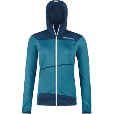 Ortovox Fleece Light Damenhoody - Mountain Blue - Hoodie Ortovox Fleece Light Damenhoody - Mountain Blue - Hoodie