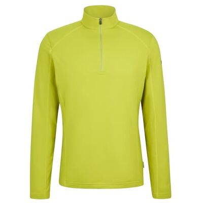 Ziener Men's JELANO-Z Ski Jumper, Midlayer, Functional Shirt, Warm, Elastic, Recycled, Electric Grass, 54 Ziener Men's JELANO-Z Ski Jumper, Midlayer, Functional Shirt, Warm, Elastic, Recycled, Electric Grass, 54