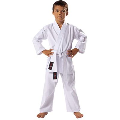 VADER SPORTS EST.2001 WITH YOU ALL THE WAY Student white karate suit poly/cotton (Pre-shrunk) student gi student karate uniforms kids kimono inc FREE white belt VADER SPORTS EST.2001 WITH YOU ALL THE WAY Student white karate suit poly/cotton (Pre-shrunk) student gi student karate uniforms kids kimono inc FREE white belt