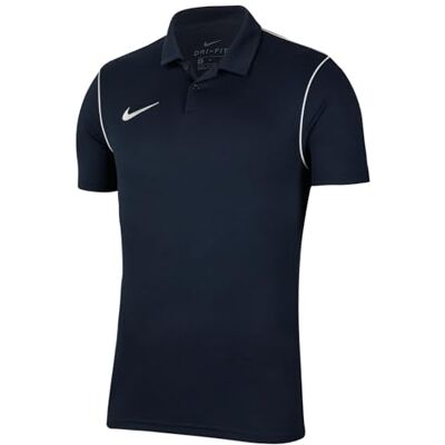 Nike Mens Df Park20 Polo Shirt, Obsidian/White/White, XL EU Nike Mens Df Park20 Polo Shirt, Obsidian/White/White, XL EU