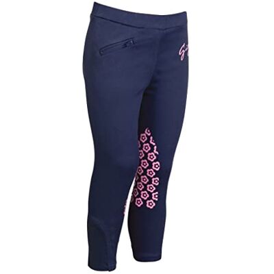 HKM Children's Gelato Silicone Knee Patch Riding Tights Size 6 - 7 Years HKM Children's Gelato Silicone Knee Patch Riding Tights Size 6 - 7 Years