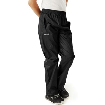 Regatta Pack It Womens Waterproof Overtrousers Lightweight Breathable Pack-Away Rain Pants Regatta Pack It Womens Waterproof Overtrousers Lightweight Breathable Pack-Away Rain Pants