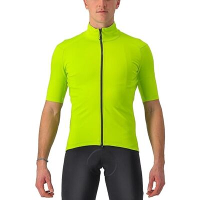 CASTELLI 4522513-383 PERFETTO RoS2 WIND J Sweatshirt Men's ELECTRIC LIME Size S CASTELLI 4522513-383 PERFETTO RoS2 WIND J Sweatshirt Men's ELECTRIC LIME Size S