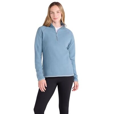 Mountain Warehouse Montana Womens Fleece Jumper Durable & Lightweight Anti-Pill Ladies Half-Zip Top with Soft Microfleece for Warmth & Comfort, For Winter Layering Mountain Warehouse Montana Womens Fleece Jumper Durable & Lightweight Anti-Pill Ladies Half-Zip Top with Soft Microfleece for Warmth & Comfort, For Winter Layering