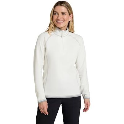 Mountain Warehouse Montana Womens Fleece Jumper Durable & Lightweight Anti-Pill Ladies Half-Zip Top with Soft Microfleece for Warmth & Comfort, For Winter Layering Mountain Warehouse Montana Womens Fleece Jumper Durable & Lightweight Anti-Pill Ladies Half-Zip Top with Soft Microfleece for Warmth & Comfort, For Winter Layering