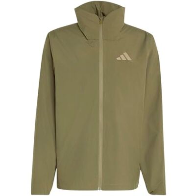 adidas Men's Terrex Multi Essentials 2 Layer Rain Coat, olive strata, 3XL adidas Men's Terrex Multi Essentials 2 Layer Rain Coat, olive strata, 3XL
