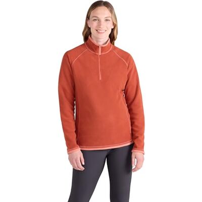 Mountain Warehouse Montana Womens Fleece Jumper Durable & Lightweight Anti-Pill Ladies Half-Zip Top with Soft Microfleece for Warmth & Comfort, For Winter Layering Mountain Warehouse Montana Womens Fleece Jumper Durable & Lightweight Anti-Pill Ladies Half-Zip Top with Soft Microfleece for Warmth & Comfort, For Winter Layering