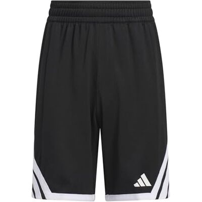 adidas Unisex Kids Y Everyday Pro Bball Short Shorts, Black/White, 7-8 Years adidas Unisex Kids Y Everyday Pro Bball Short Shorts, Black/White, 7-8 Years
