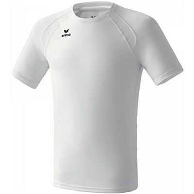 Erima Men's Performance T-Shirt (808202), White, XL Erima Men's Performance T-Shirt (808202), White, XL