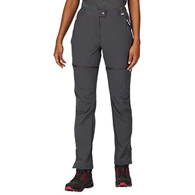 Regatta Women's Mountain Zip Off Walking Trousers Grey Regatta Women's Mountain Zip Off Walking Trousers Grey