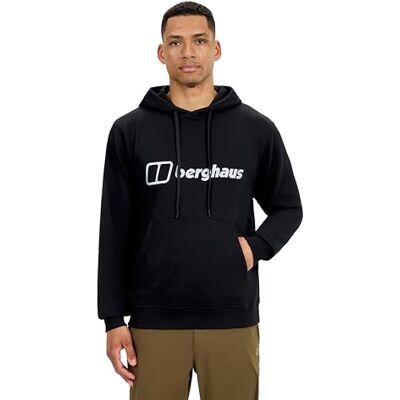 Berghaus Men's Logo Hoodie Jacket, Black, XL Berghaus Men's Logo Hoodie Jacket, Black, XL