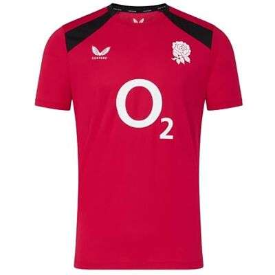 Castore England Cricket Men's Performance Short Sleeve Tee Official 26/27 Training Kit Lightweight, Iconic England Crest Mens Cricket Shirts (Navy Ensign) Castore England Cricket Men's Performance Short Sleeve Tee Official 26/27 Training Kit Lightweight, Iconic England Crest Mens Cricket Shirts (Navy Ensign)