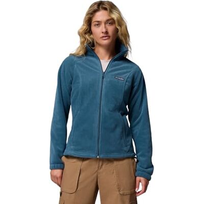 Columbia Women's Benton Springs Full Zip, Full Zip Fleece Jacket, Everblue, XS Columbia Women's Benton Springs Full Zip, Full Zip Fleece Jacket, Everblue, XS