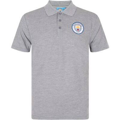 Manchester City FC - Crest - Grey - 3XL - Polo Shirt Manchester City FC - Crest - Grey - 3XL - Polo Shirt
