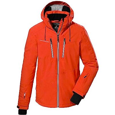 killtec Ksw 44 Mn Men's Ski Jacket/Functional Jacket with Removable Hood, 10,000 mm Hydrostatic Head, Breathable, Waterproof Zip, Snow Guard, PFC-Free, Blue, Size 56 killtec Ksw 44 Mn Men's Ski Jacket/Functional Jacket with Removable Hood, 10,000 mm Hydrostatic Head, Breathable, Waterproof Zip, Snow Guard, PFC-Free, Blue, Size 56