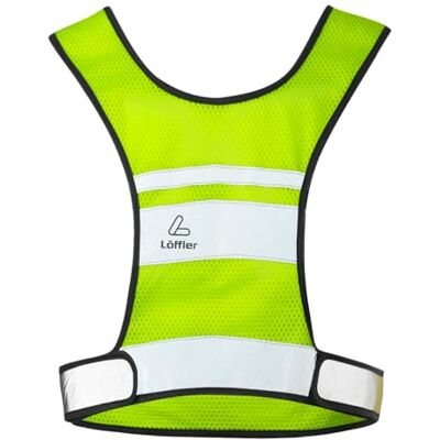 LÖFFLER Unisex Reflective Vest Neon Yellow LÖFFLER Unisex Reflective Vest Neon Yellow
