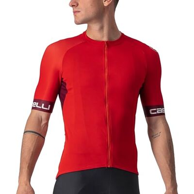 CASTELLI 4522025 ENTRATA VI JERSEY Men's Sweatshirt Red XXL CASTELLI 4522025 ENTRATA VI JERSEY Men's Sweatshirt Red XXL