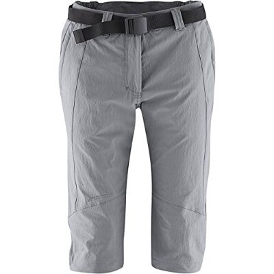 maier sports Kluane, Women's Short Hiking Trousers, Water-Repellent Outdoor Trousers for Trekking and Hiking, PFC-Free, mSTRETCH pro 4 & dryprotec maier sports Kluane, Women's Short Hiking Trousers, Water-Repellent Outdoor Trousers for Trekking and Hiking, PFC-Free, mSTRETCH pro 4 & dryprotec