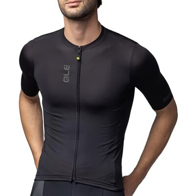 Alé PRAGMA Road Cycling Jersey - Short Sleeve, Black - Jersey Alé PRAGMA Road Cycling Jersey - Short Sleeve, Black - Jersey