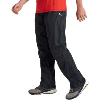 Craghoppers Unisex Ascent II Waterproof Overtrousers Packable Relaxed Fit Pants Craghoppers Unisex Ascent II Waterproof Overtrousers Packable Relaxed Fit Pants