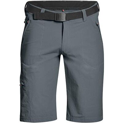 maier sports Nil Bermuda, Men's Short Hiking Trousers, Water-Repellent Bermuda Shorts for Trekking and Hiking, PFC-Free, mSTRETCH pro 4 & dryprotec Graphite maier sports Nil Bermuda, Men's Short Hiking Trousers, Water-Repellent Bermuda Shorts for Trekking and Hiking, PFC-Free, mSTRETCH pro 4 & dryprotec Graphite
