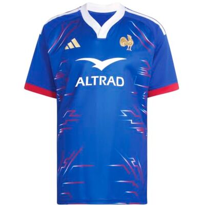 adidas Men's France Rugby 7s Home Replica T-Shirt adidas Men's France Rugby 7s Home Replica T-Shirt