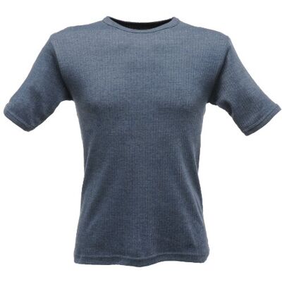 Regatta Professional Mens Short Sleeved Thermal Vest Base Layer- Perfect for Winter, Outdoor Activities Denim Regatta Professional Mens Short Sleeved Thermal Vest Base Layer- Perfect for Winter, Outdoor Activities Denim