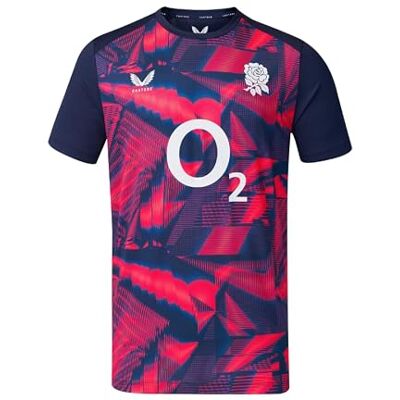 Castore England Cricket Men's Performance Short Sleeve Tee Official 26/27 Training Kit Lightweight, Iconic England Crest Mens Cricket Shirts (Navy Ensign) Castore England Cricket Men's Performance Short Sleeve Tee Official 26/27 Training Kit Lightweight, Iconic England Crest Mens Cricket Shirts (Navy Ensign)