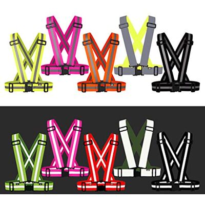 BTR High Visibility Reflective Vest, Sash, Bib, Gilet For Outdoor Sports including,Cycling, Jogging, Walking, Horse Riding BTR High Visibility Reflective Vest, Sash, Bib, Gilet For Outdoor Sports including,Cycling, Jogging, Walking, Horse Riding
