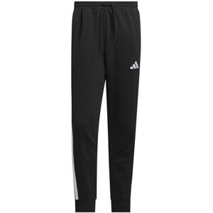 adidas Men's Essential Three Stripes Fleece Pant, Black/White, XS adidas Men's Essential Three Stripes Fleece Pant, Black/White, XS