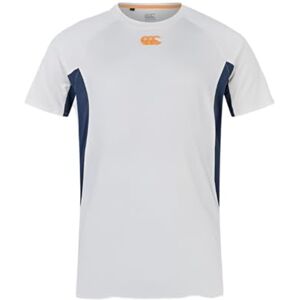 Canterbury Men's Vapodri Superlight T-Shirt Lightweight Quick Dry Technical T-Shirt, Whitecap Grey/Midnight Navy, XS Canterbury Men's Vapodri Superlight T-Shirt Lightweight Quick Dry Technical T-Shirt, Whitecap Grey/Midnight Navy, XS