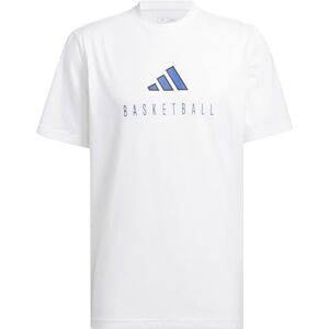 adidas Men's Worldwide Hoops Logo Performance Graphic TEE, White, 3XL adidas Men's Worldwide Hoops Logo Performance Graphic TEE, White, 3XL