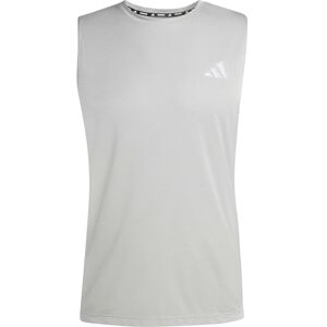 adidas Men's adi365 Running Essentials Tank, Medium Grey Heather, XS adidas Men's adi365 Running Essentials Tank, Medium Grey Heather, XS