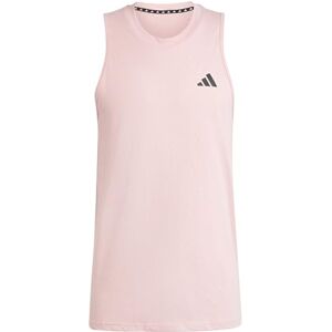 adidas Men's Train Essentials Feelready Training Sleeveless Tee, semi Pink Spark/Black, L adidas Men's Train Essentials Feelready Training Sleeveless Tee, semi Pink Spark/Black, L