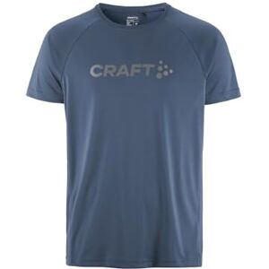 Craft Men's Core Essence Logo Tee Lake Breathable T-Shirt M Made of Recycled Polyester Functional Shirt Short Sleeve for Fitness, Hiking & Outdoor Training Craft Men's Core Essence Logo Tee Lake Breathable T-Shirt M Made of Recycled Polyester Functional Shirt Short Sleeve for Fitness, Hiking & Outdoor Training