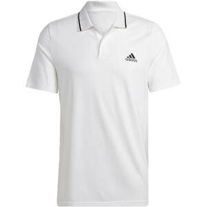 adidas Men's Essentials Piqué Small Logo Polo Shirt, White, XS adidas Men's Essentials Piqué Small Logo Polo Shirt, White, XS