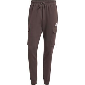 adidas Men's Essentials Fleece Regular Tapered Cargo Pants, Shadow Brown, S adidas Men's Essentials Fleece Regular Tapered Cargo Pants, Shadow Brown, S