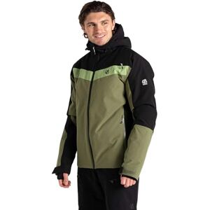 Dare2b Eagle II Waterproof Ski Jacket - Black Olivine Green - Men Dare2b Eagle II Waterproof Ski Jacket - Black Olivine Green - Men