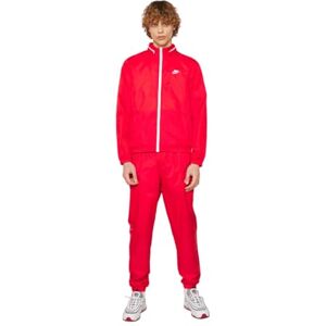 Nike DR3337-657 M NK CLUB LND WVN TRK SUIT Jacket Men's UNIVERSITY RED/WHITE Size 2XL Nike DR3337-657 M NK CLUB LND WVN TRK SUIT Jacket Men's UNIVERSITY RED/WHITE Size 2XL