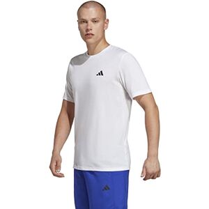 adidas Men's Train Essentials Comfort Training Tee, White/Black, S adidas Men's Train Essentials Comfort Training Tee, White/Black, S