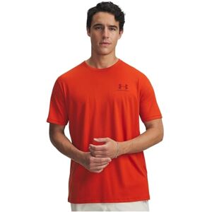 Under Armour Men's Sportstyle Left Chest Short Sleeve, Soft and Comfortable Men's T-Shirt with Logo Design, Lightweight and Fast-Drying Sportswear,Surplus Orange / / Cinna Red,XXL Under Armour Men's Sportstyle Left Chest Short Sleeve, Soft and Comfortable Men's T-Shirt with Logo Design, Lightweight and Fast-Drying Sportswear,Surplus Orange / / Cinna Red,XXL