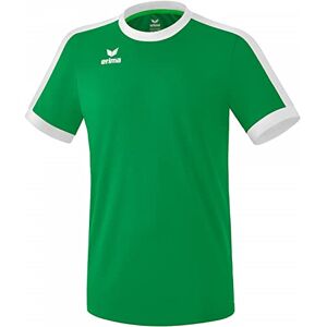 Erima Men's Retro Star T-Shirt, Mens, T-Shirt, 3132124, Emerald/White, XL Erima Men's Retro Star T-Shirt, Mens, T-Shirt, 3132124, Emerald/White, XL
