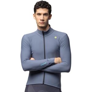 Alé Cycling Men's Klimatik K-Idro Water Repellent Long Sleeve Jersey, Steel, L Alé Cycling Men's Klimatik K-Idro Water Repellent Long Sleeve Jersey, Steel, L