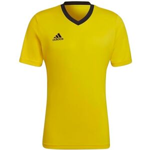 adidas Men's Entrada 22 Jersey, Team Yellow / Black, XXL adidas Men's Entrada 22 Jersey, Team Yellow / Black, XXL