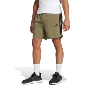 adidas Men's Essential Three Stripes Chelsea Short, Olive strata/Black, XS adidas Men's Essential Three Stripes Chelsea Short, Olive strata/Black, XS