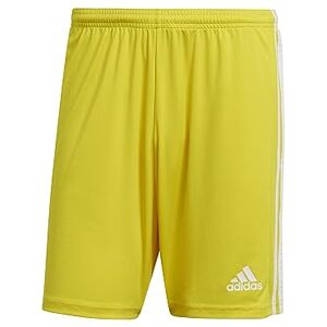 adidas Men's Squadra 21 Shorts (1/4), Team Yellow/White, XS