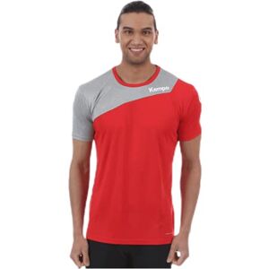 Kempa Kemri Men Core 2.0 Jersey Men's Jersey - Red/Dark Grey Melange, Large